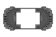 Art Deco Frame SVG Bundle, an Illustration by Creativeshirt (Thumbnail 14 of 31)