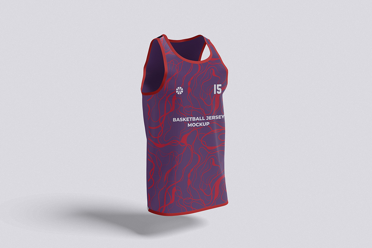 Basketball Jersey Mockup, an Apparel Mockup by HanaSaka_Studio (Photo 3 of 5)