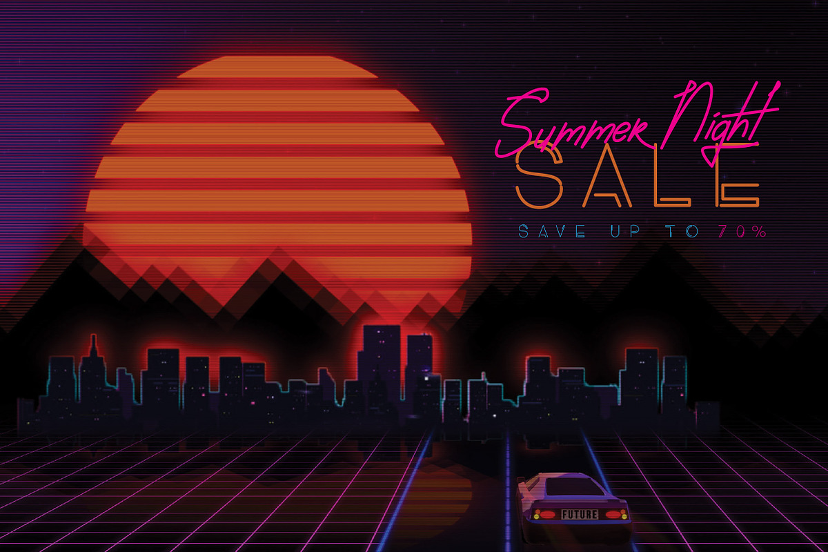 Neon Absolute - Font Duo preview 3