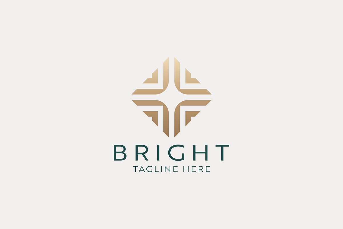Bright Abstract Golden Star Logo, a Branding & Logo Template by Signatoro (Photo 2 of 3)
