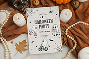 Spooky Halloween Invitation Mockup, an Advertising Mockup by TatiMockup (Thumbnail 4 of 4)