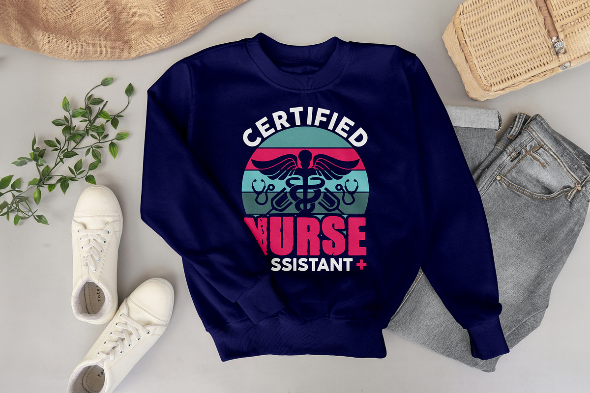 Nurse Assistant Shirt Design, a Graphic by Vector Portal (Photo 3 of 6)