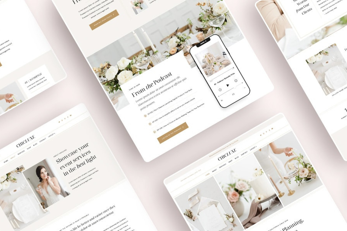 ChicLuxe Elementor WordPress Theme, a WordPress Template by Bluchic (Photo 3 of 5)