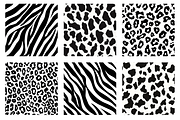 Black Animal Print Seamless Pattern, a Pattern Graphic by Gloria Designed It (Thumbnail 2 of 3)