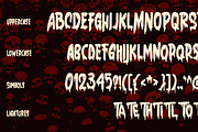 Gloomy Grave - Horror Font, a Blackletter Font by RagamKata (Thumbnail 9 of 11)