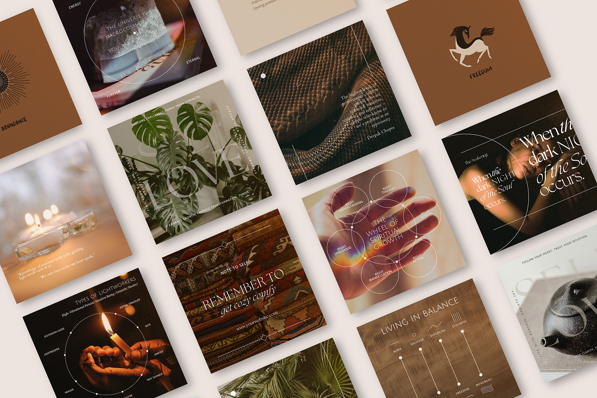 The Spiritual Coach Template Bundle, a Social Media Template by The Flossy Finch (Photo 11 of 12)