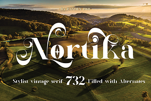 Nortika Serif Vintage Display