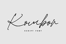 Kombor - Script Font