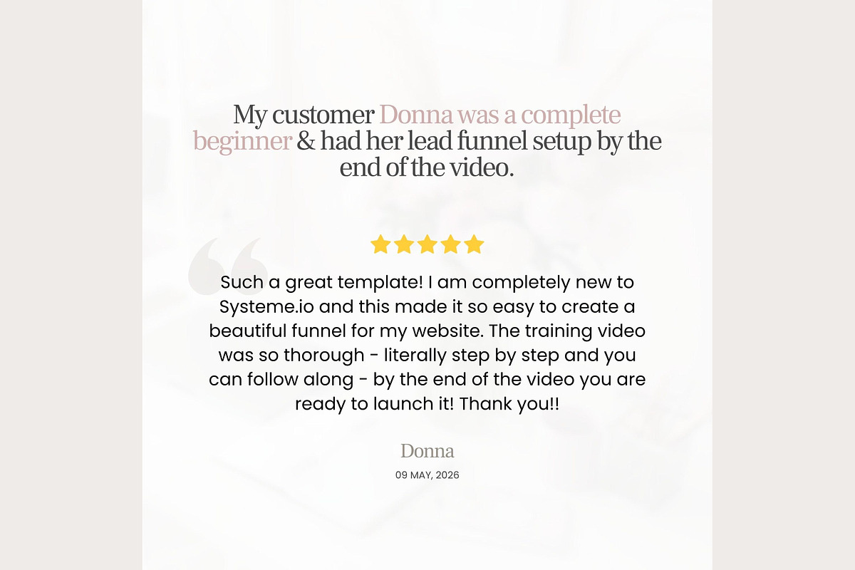 Systeme.io Email List Starter Kit, an Email Template by Hayley's Digital Hub (Photo 8 of 10)