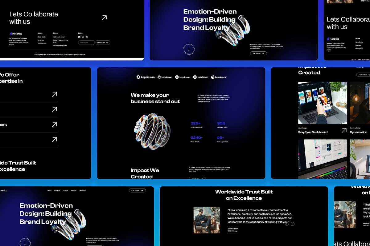 Kinetiq - Agency Framer Template, a Landing Page Template by Flow Samurai Templates (Photo 3 of 4)