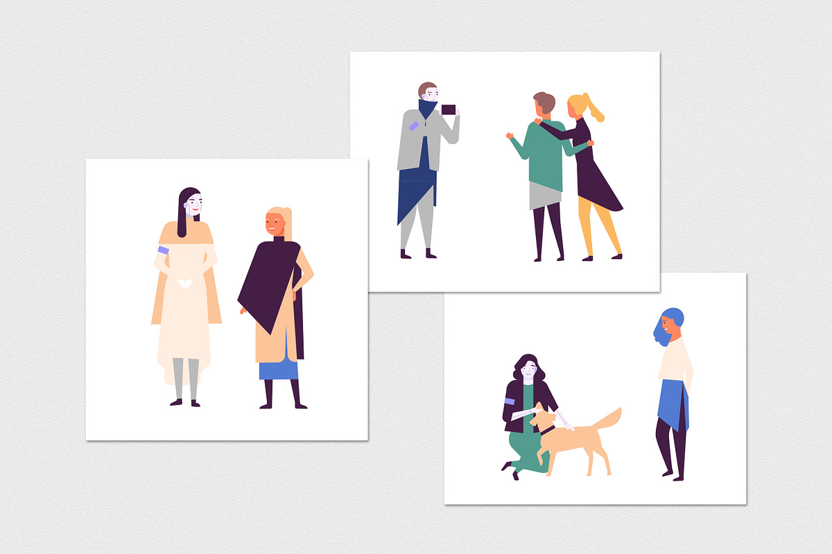 Robots and people set, a Technology Illustration by Good Studio (Photo 4 of 4)