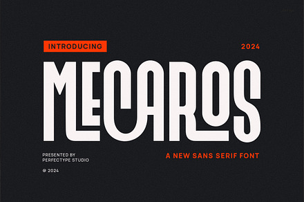Mecaros Modern Ligature Sans Serif, a Sans Serif Font by Perfectype
