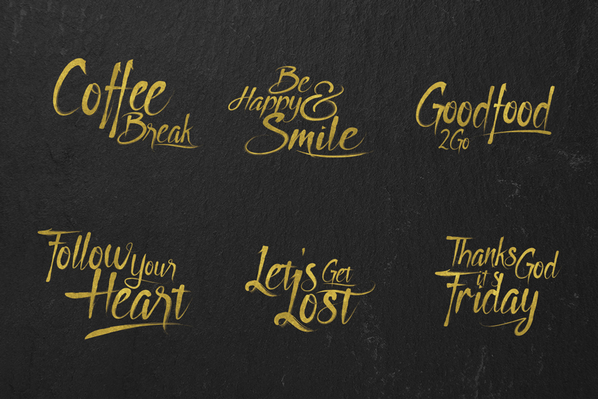 Godfeem Font preview 3