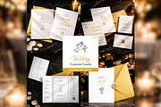 Luxury Invitation Bundle Canva bd004, a Stationery Template by TyphoonStudio (Thumbnail 1 of 4)