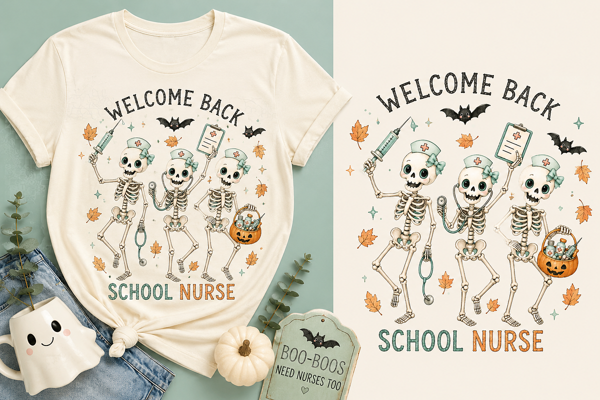 Watercolor Nurse Halloween Bundle, an Object Graphic by Daisy Design (Photo 14 of 17)
