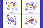 Isometric Concept Illustration Kit, a Templates & Theme by alexdndz (Thumbnail 2 of 26)