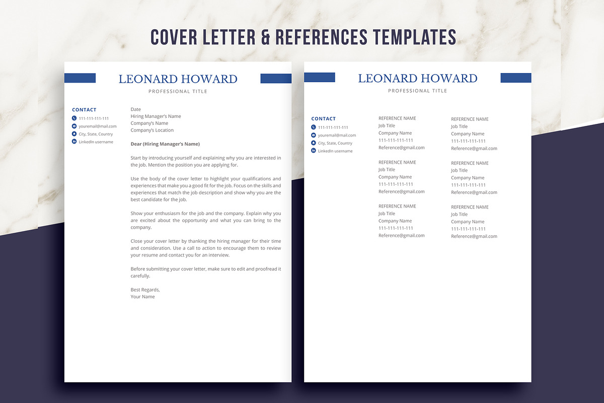 Resume Template for word - Modern, a Resume Template by aivos (Photo 5 of 7)