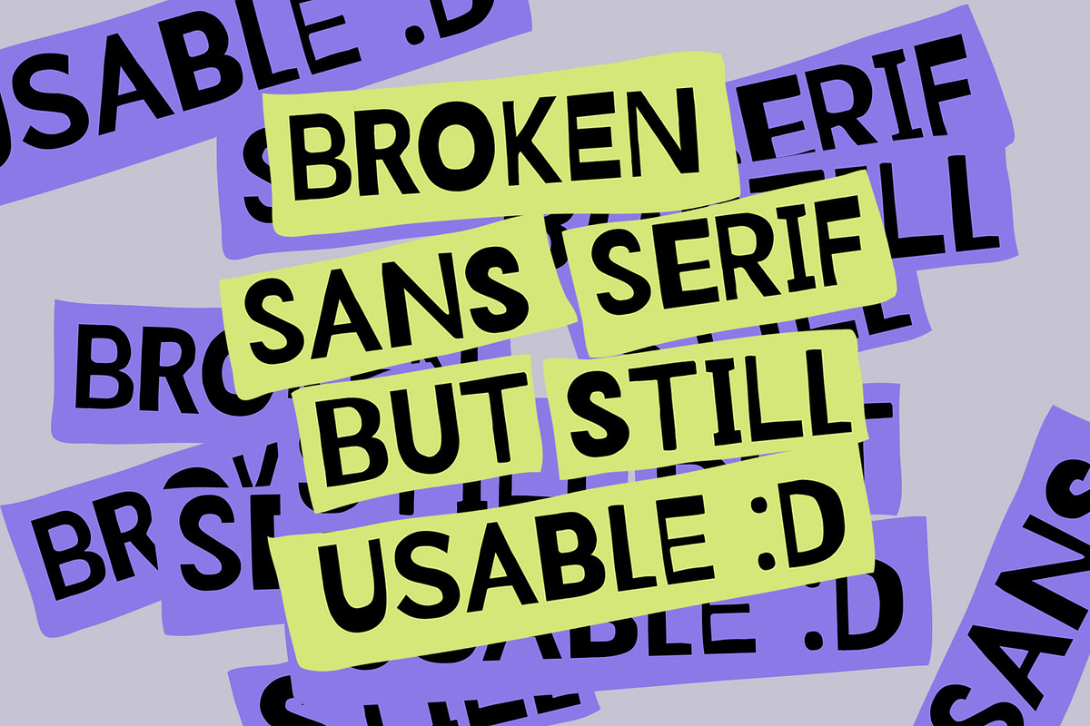 Mixerato! Imperfect Sans Serif, a Handwritten Font by Viswell (Photo 3 of 10)