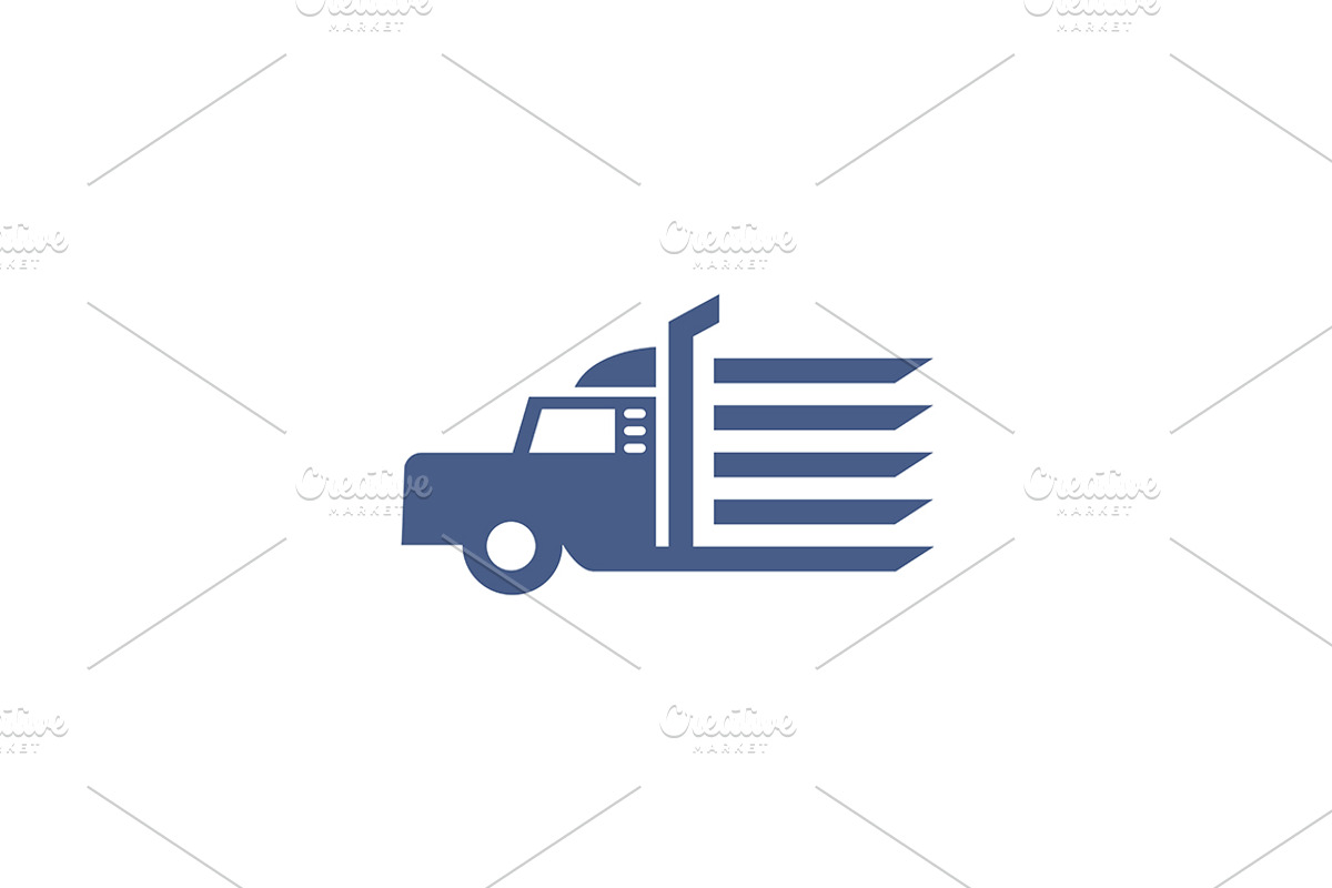 20 Logo Truck Templates Bundle, a Branding & Logo Template by Friendesigns (Photo 14 of 21)