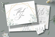 Geometric Wedding Invitation, an Invitation Template by Aarley Kaiven (Thumbnail 6 of 6)