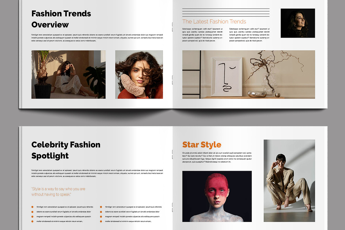 Fashion Magazine Design Layout, a Magazine Template by MightyDesign (Photo 3 of 8)