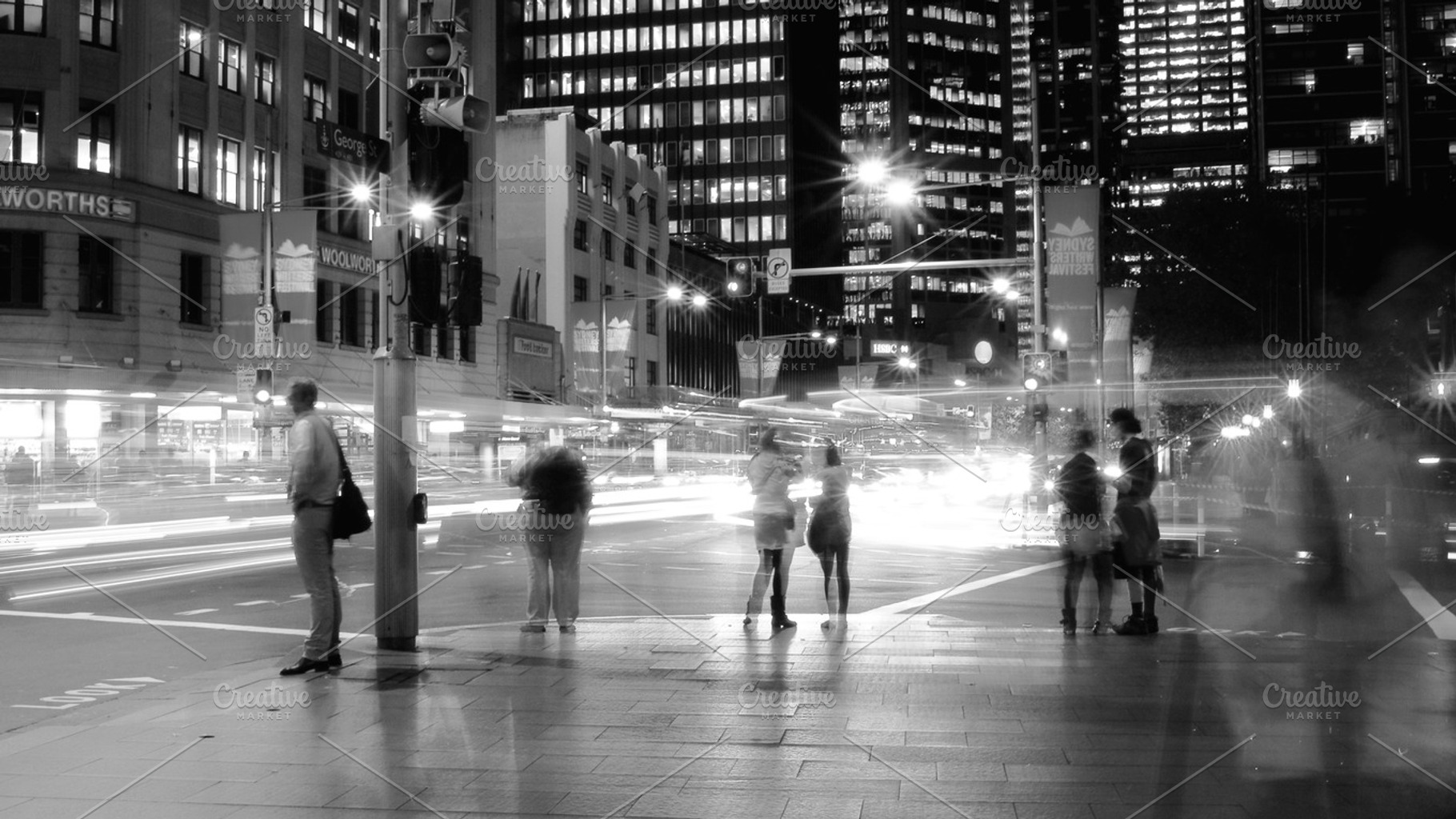Sydney Street Intersection BW