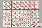Watercolor Christmas Sweets Desserts, a Pattern Graphic by Fine Purple Elephant (Thumbnail 5 of 5)
