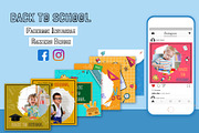 Back To School Banners Design, a Social Media Template by Nisha Droch (Thumbnail 1 of 3)