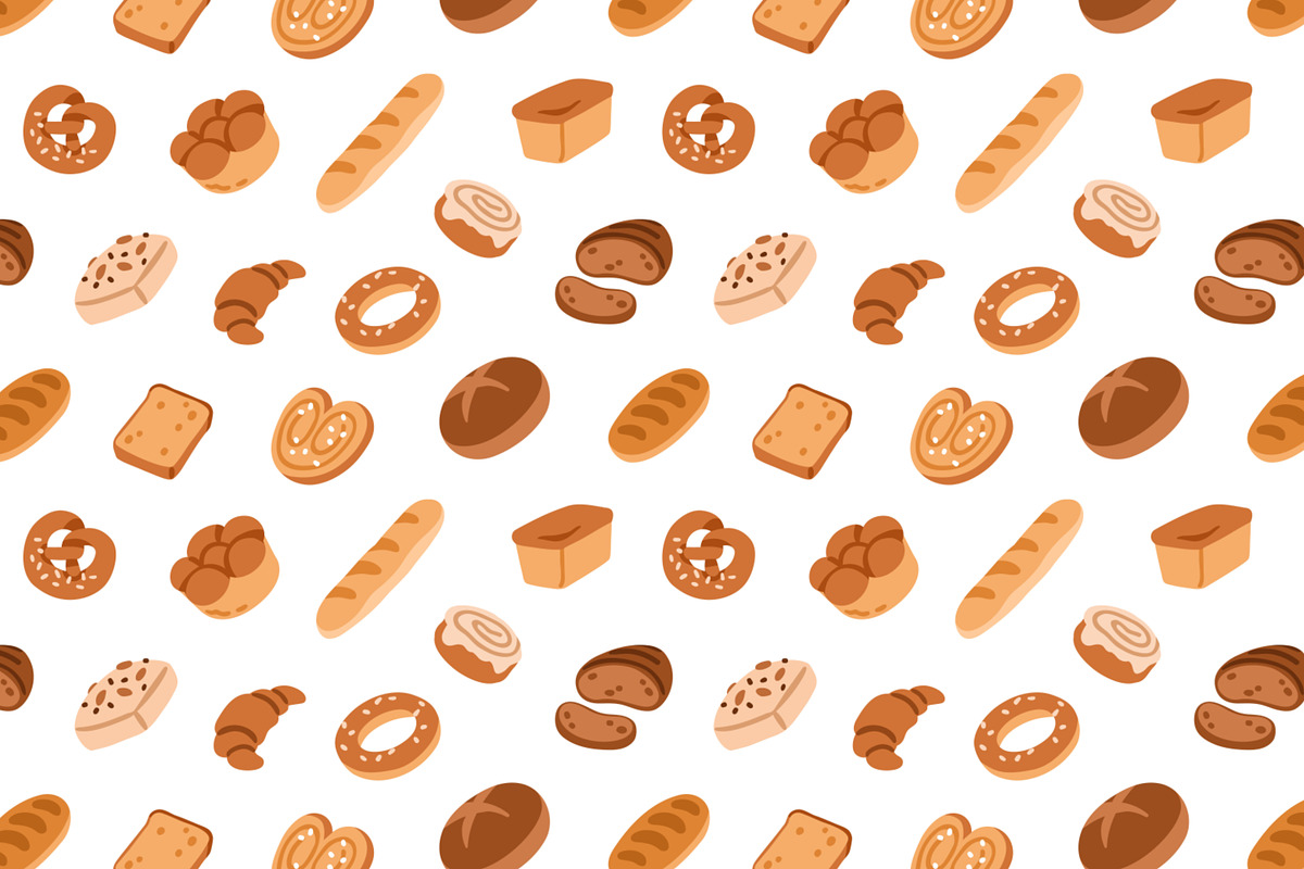 Bakery and pastry seamless pattern, a Pattern Graphic by Good Studio (Photo 2 of 4)