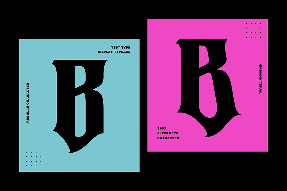 Metrim - Logo Font, a Blackletter Font by Nirmana Visual (Photo 3 of 16)