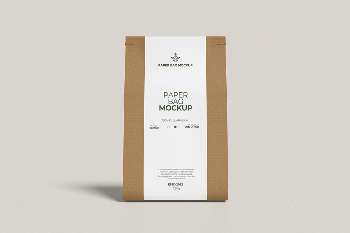 Paper Bag Mockup, an Advertising Mockup by xavier_studio (Photo 2 of 5)