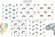 Quad bikes watercolor, a Transportation Illustration by Marina Ermakova (Thumbnail 9 of 11)