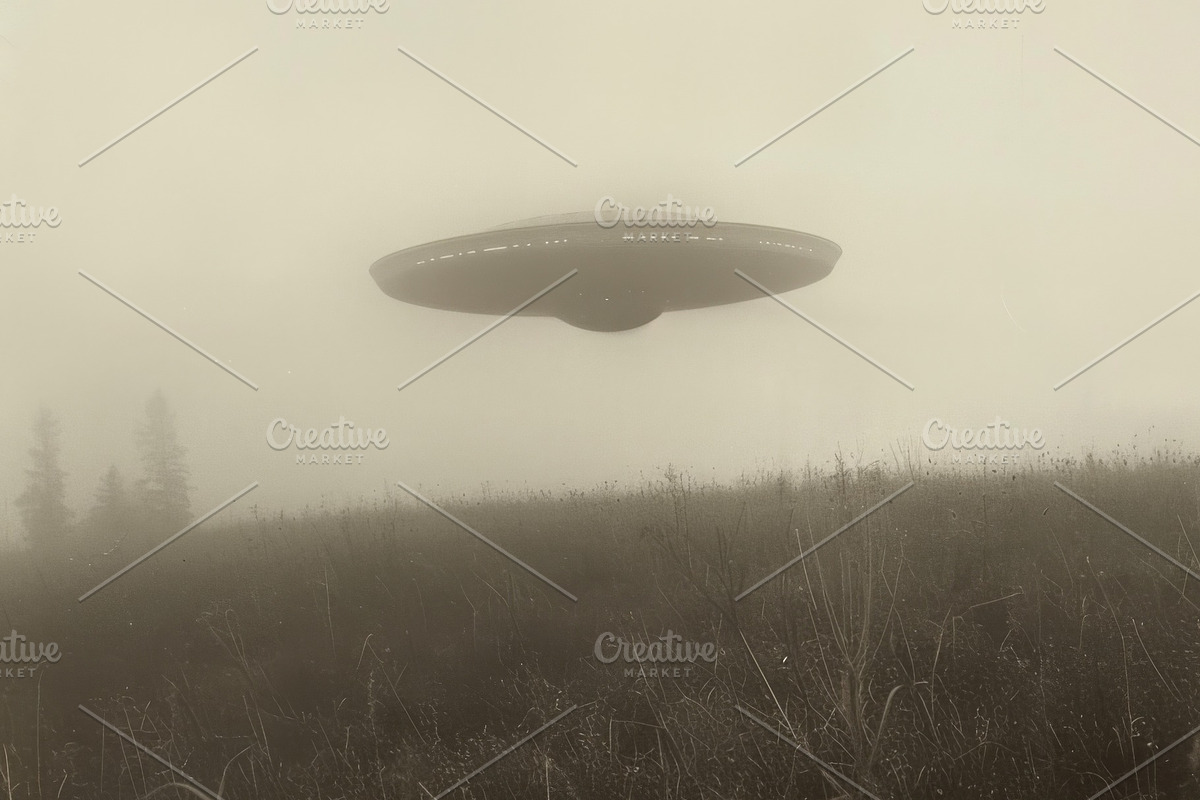 97 UFO objects flying in the sky, a Transportation Photo by Handmadefont (Photo 86 of 101)