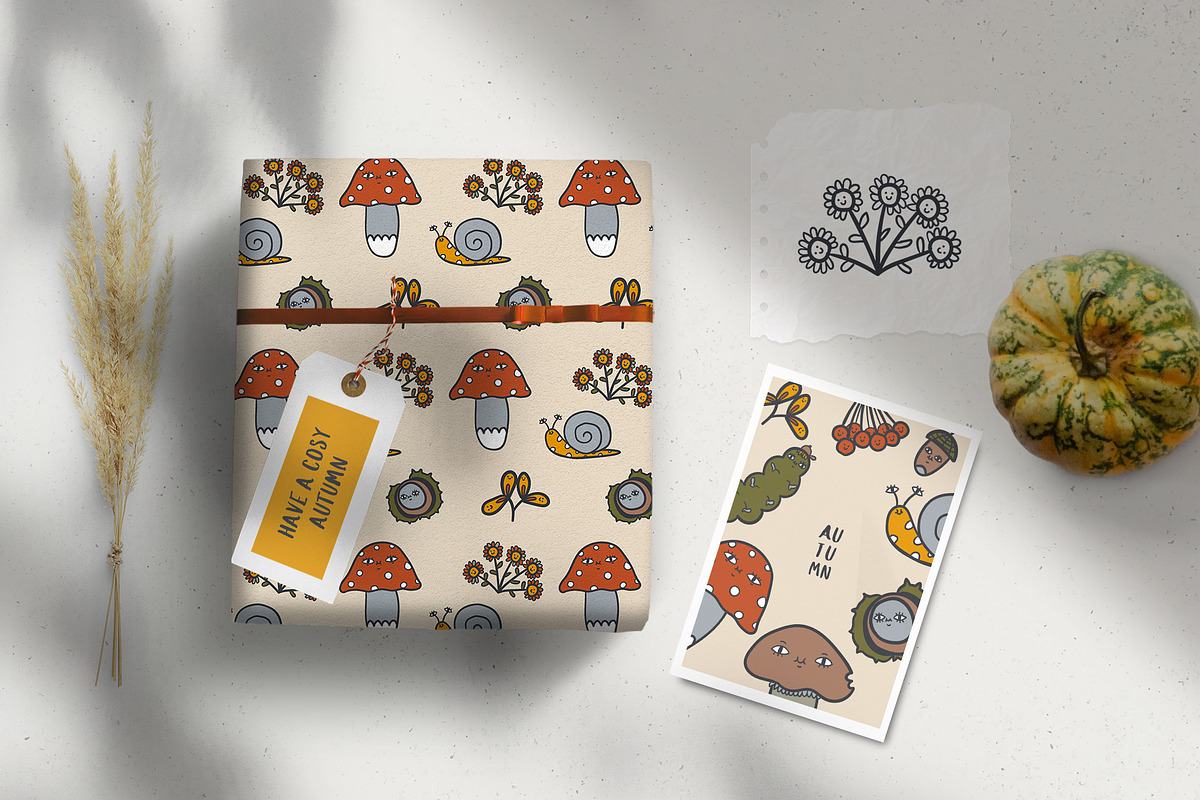 Autumn cute collection, a Seasonal Illustration by marmarina (Photo 9 of 10)