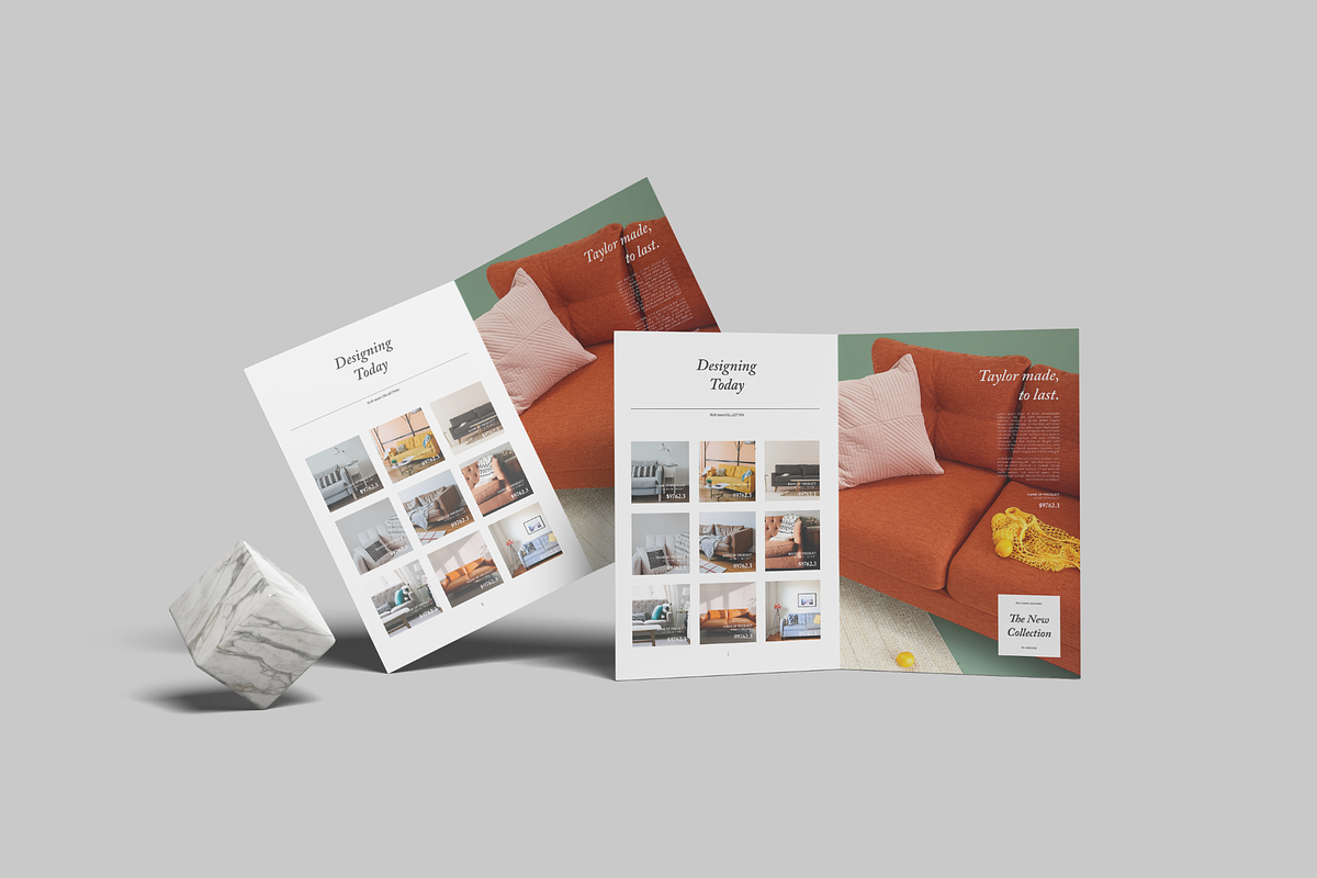 A4 Bifold Brochure Mockup Bundle 67, a Books & Magazine Mockup by Graphicuss (Photo 2 of 5)