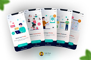 Social Network Onboarding Screens UI, an UI Kit Template by DesignBox (Thumbnail 3 of 3)