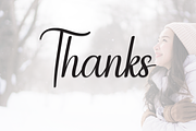 Winter Beauty | Script Font, a Handwritten Font by Scratchones (Thumbnail 9 of 9)
