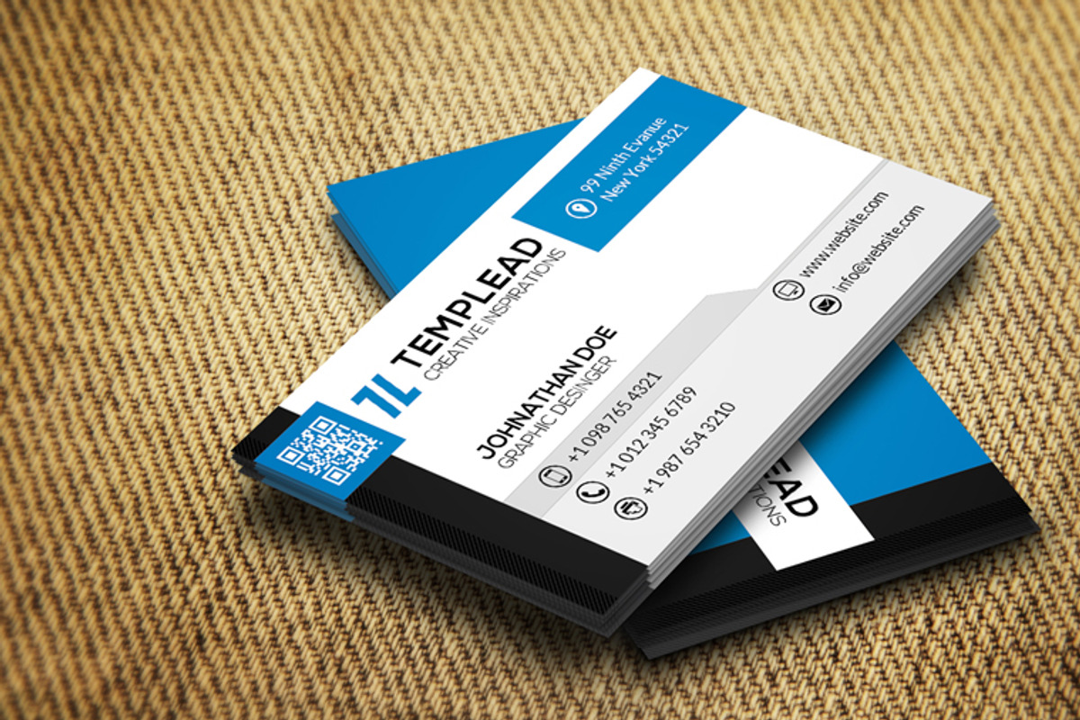 Corporate Business Card CM062, a Business Card Template by annozio (Photo 3 of 4)