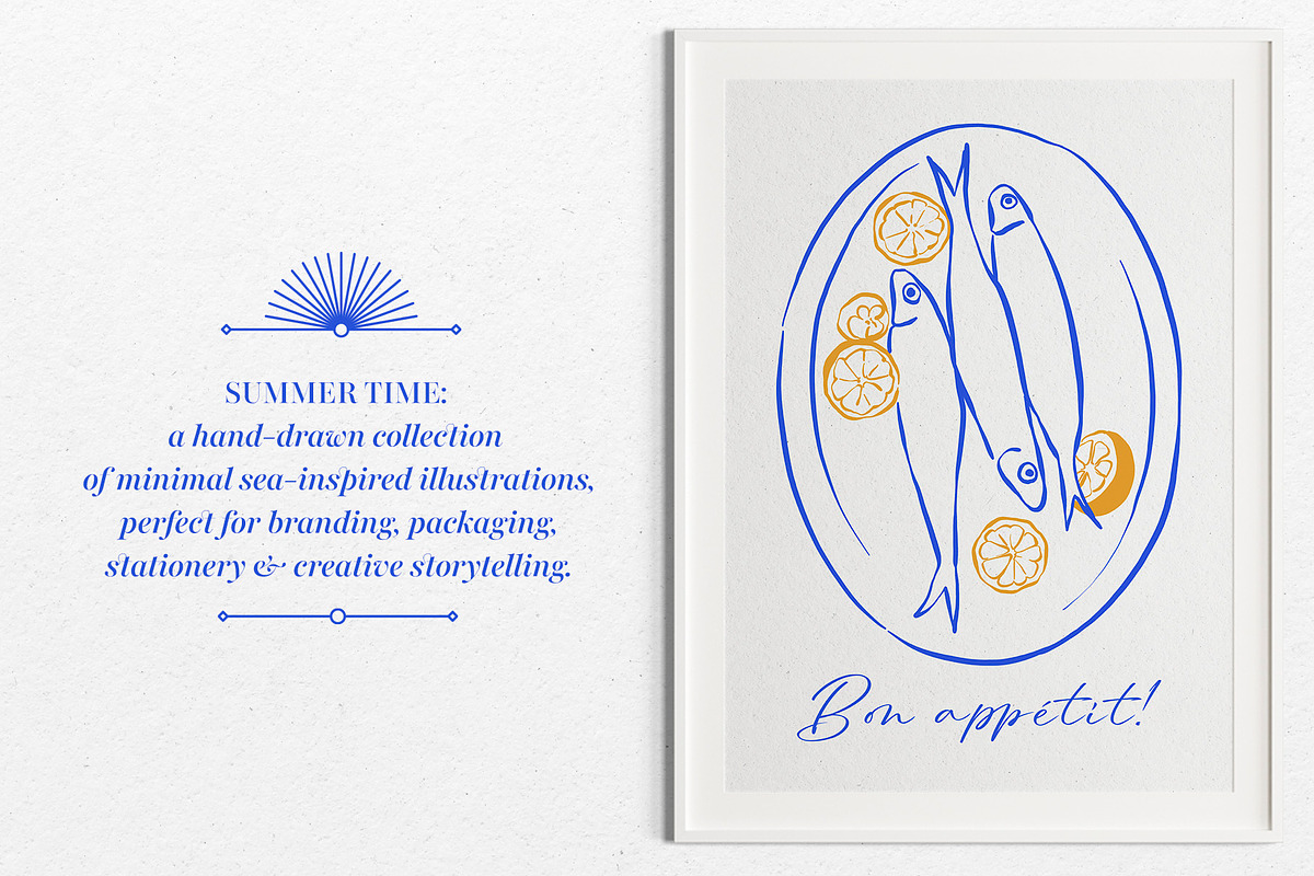 Summer Time Hand-Drawn Illustrations, an Object Graphic by Deveze Art & Co (Photo 5 of 6)