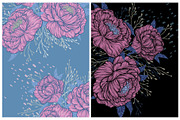 Boho Floral romantic prints, an Illustration by VioSilent (Thumbnail 5 of 5)