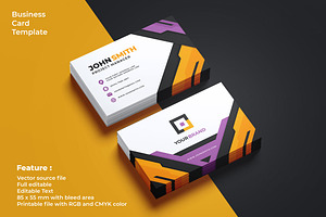 Modern Cool Business Card Template