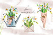 Narcissus mood & little things, an Illustration by WatercolorAnn (Thumbnail 4 of 11)
