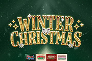 Festive Christmas Text Effect, a Layer Style Add-On by Matsero (Thumbnail 1 of 4)
