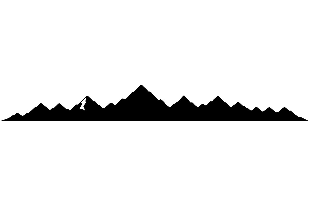 Mountain Range Silhouette, an Object Graphic by Designer_Momina (Photo 2 of 20)