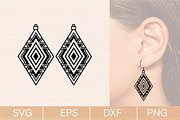 Trendy Earrings Laser Cut Svg bundle, an Object Graphic by jannatulpakhi (Thumbnail 2 of 13)