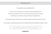 Ecommerce Wix Website Template, a Wix Template by Studio Luxe Creative (Thumbnail 12 of 12)