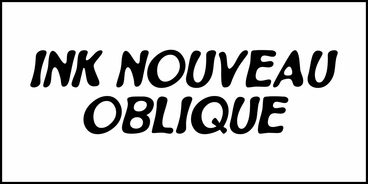 Ink Nouveau JNL, a Font by Jeff Levine Fonts (Photo 4 of 5)