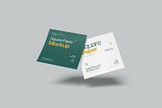 Square Paper Mockup, a Books & Magazine Mockup by Gatamotion (Thumbnail 5 of 5)