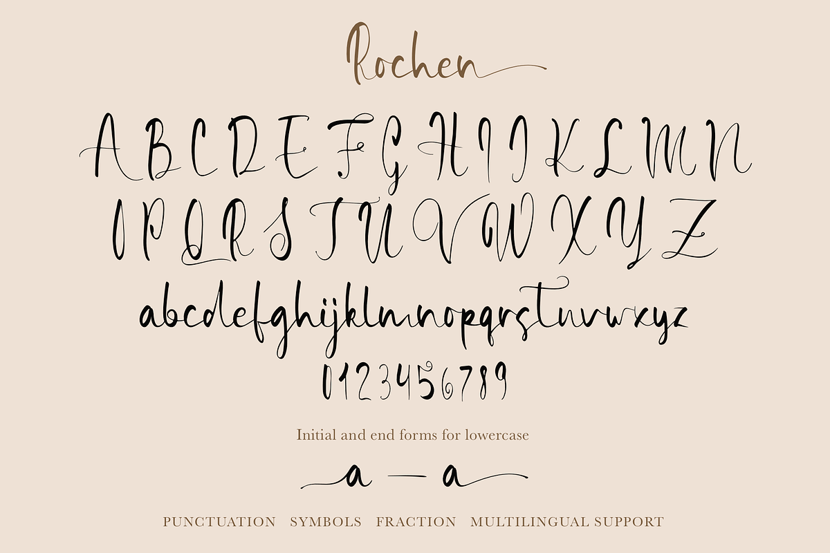 Rochen, a Handwritten Font by Larin Type Co. (Photo 10 of 10)