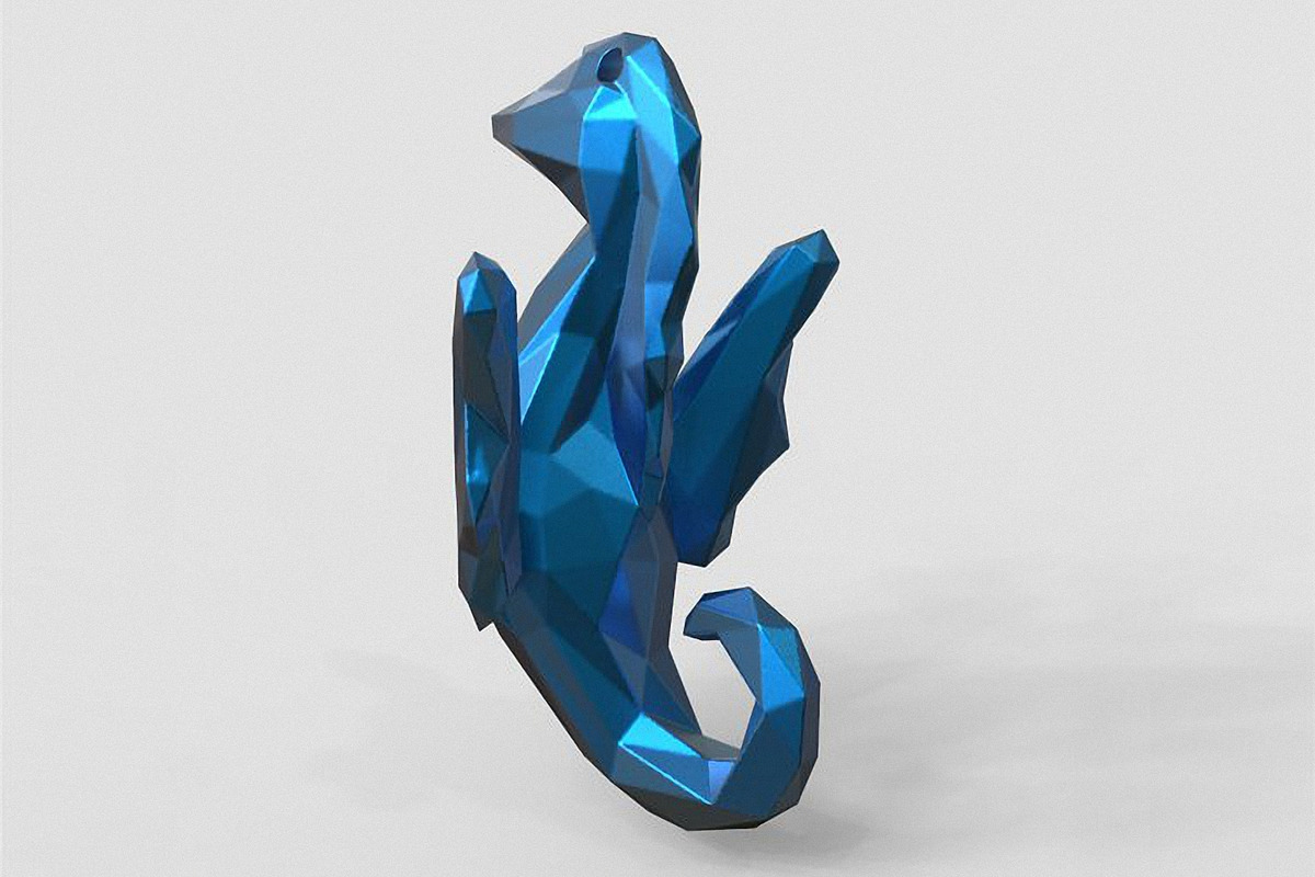 Sea Horse - Ocean Charm 3D Model, an Animal 3D Model by Kseniya-Omega (Photo 4 of 6)